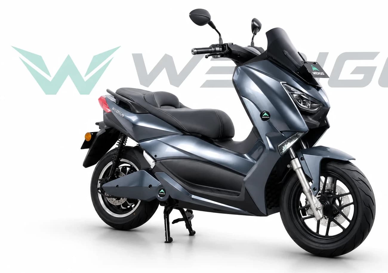 Wedison EdPower electric motorcycle available for rent through Werigo in Bali, main product photo